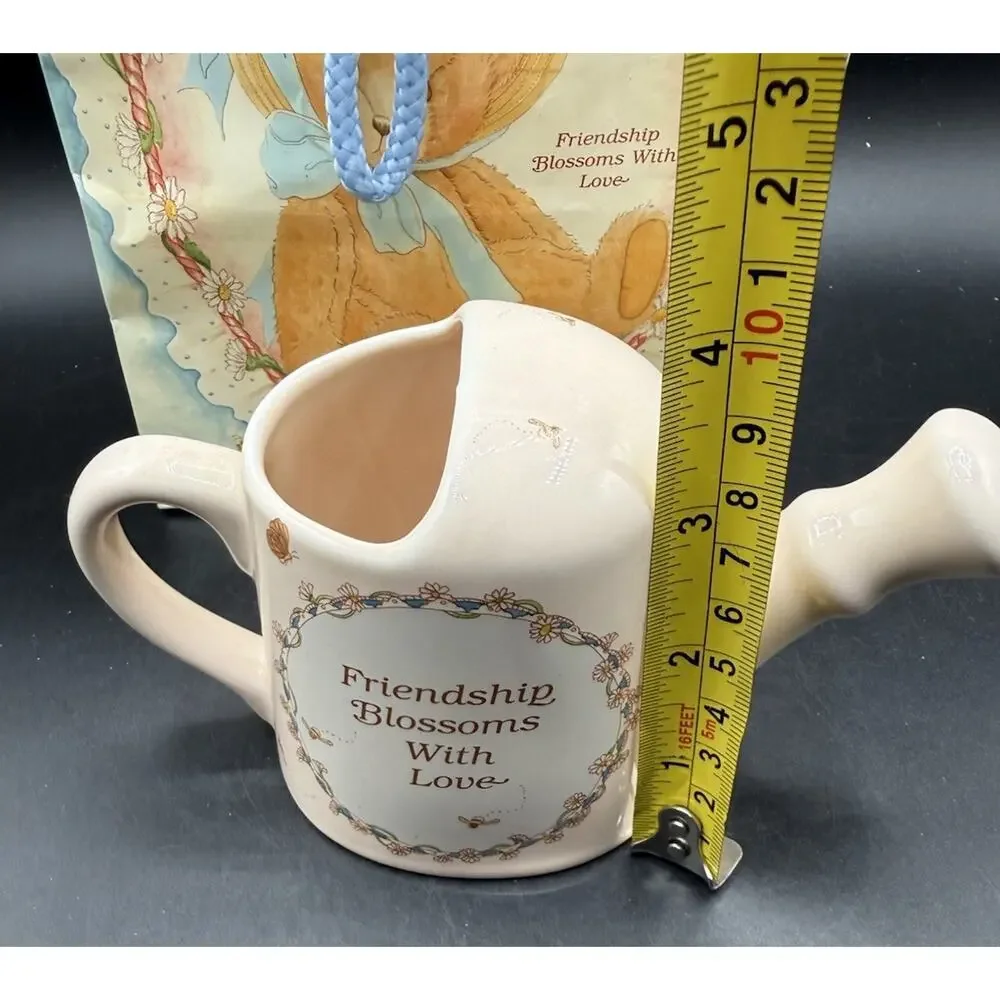 Cherished Teddies Porcelain Friendship Blossoms With Love Watering Can -7